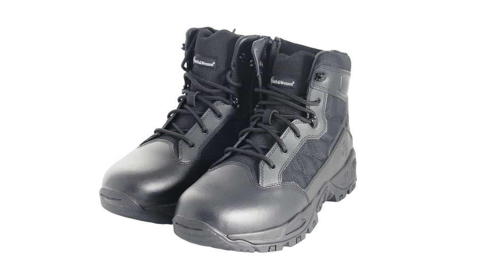 Scout 6&quot; Hot Weather Side-Zip Polishable Toe , Smith &amp; Wesson