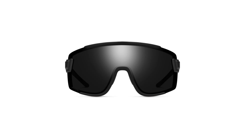 Smith Wildcat Sunglasses, Matte Black Frame, ChromaPop Black to Clear Lenses, 201516003991C