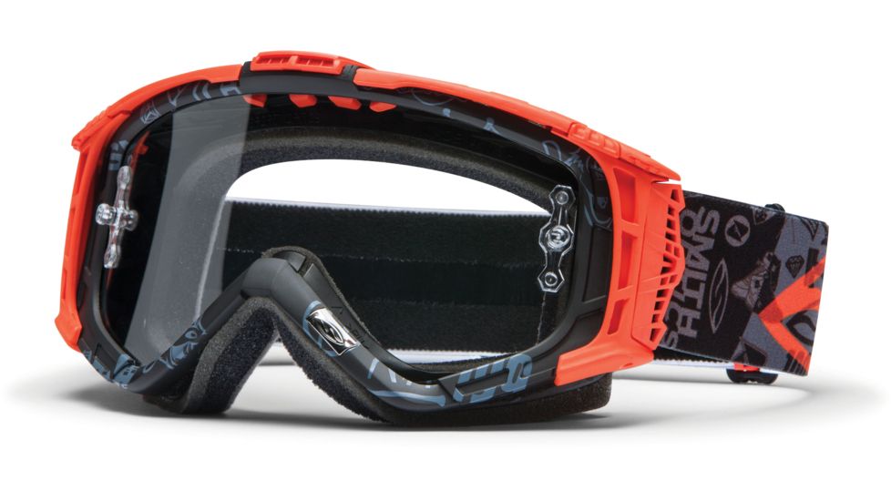 Smith Optics Intake Sweat X MX Goggles - Black Pastrana Signature Frame w/ Clear Anti Fog Lens IX1CFKTP12