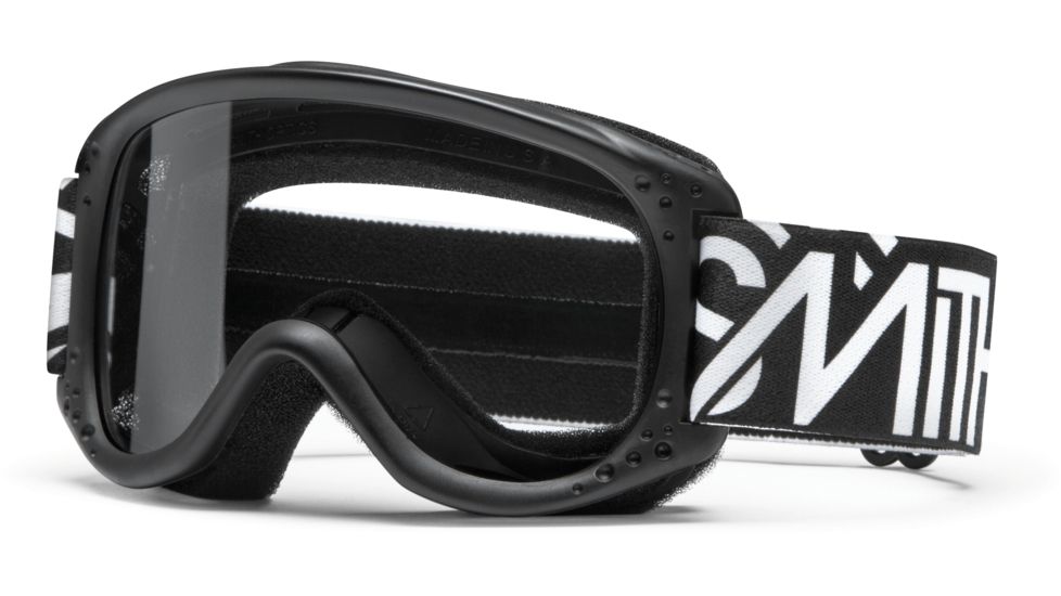 Smith Optics Junior MX Goggles - Black Frame w/ Clear Anti Fog Lens JX1CFBK13