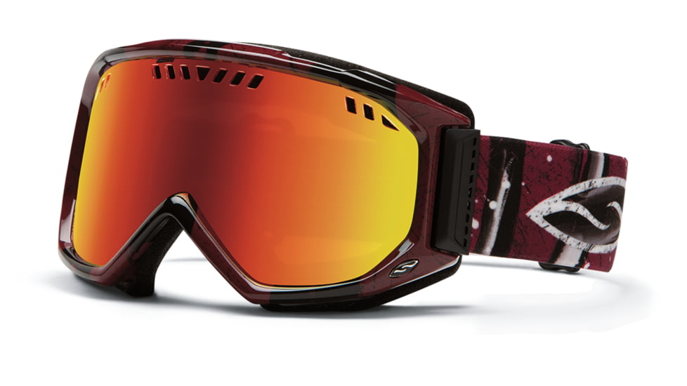 Smith Optics Scope Snow Goggles - Oxblood Batik Frame w/ Red Sol X Lens SC3DXOB13
