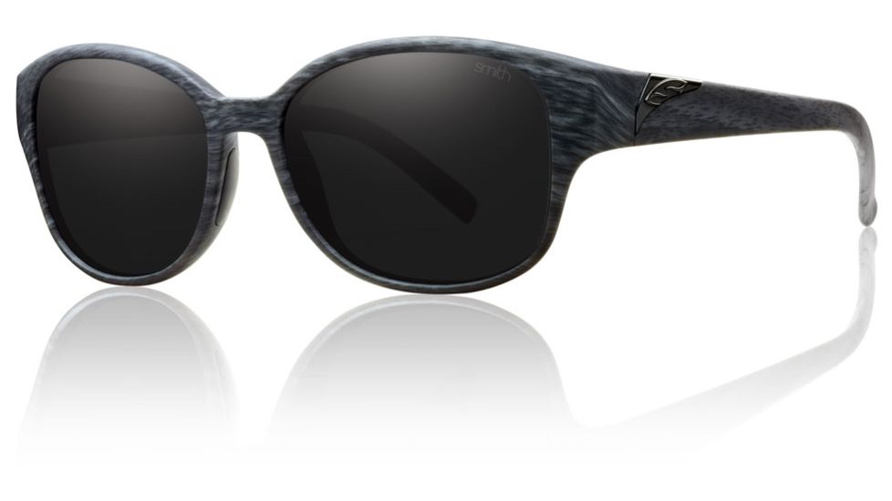 Smith Optics Womens Lyric Sunglasses - Black Oak Frame w/ Blackout Lens LYPCBKBO