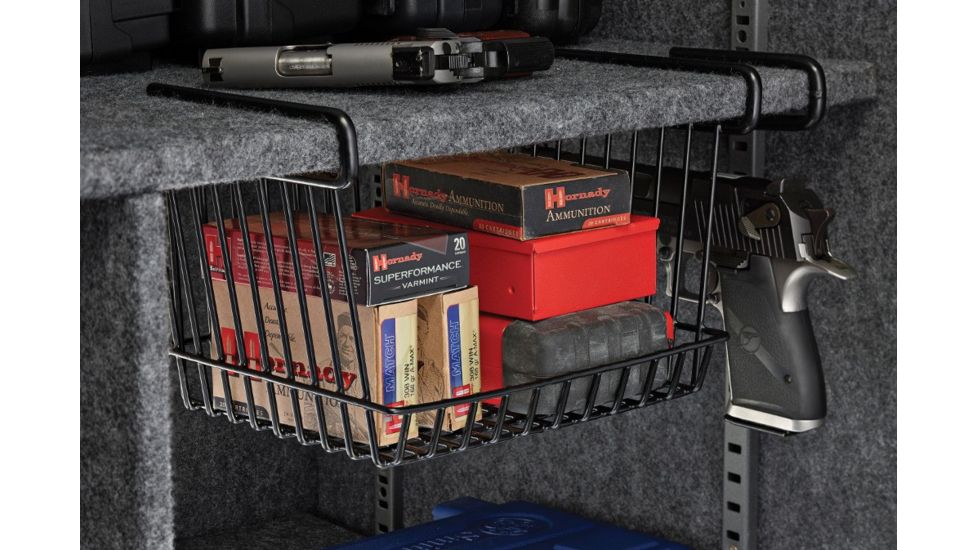 Snapsafe, A Hornady Company Hanging Shelf Basket, Large, Black, NSN N, 76011