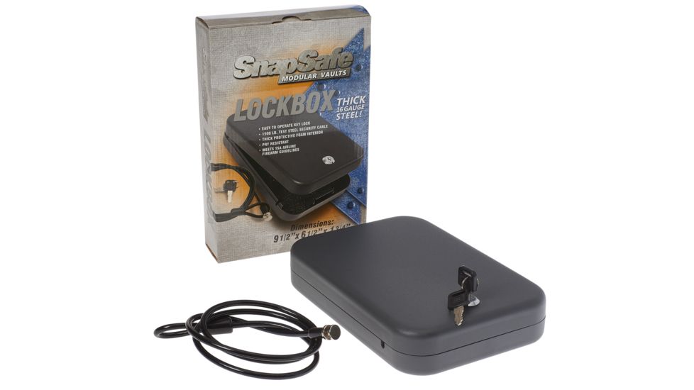 Snapsafe, A Hornady Company Lock Box, Gray, 75200