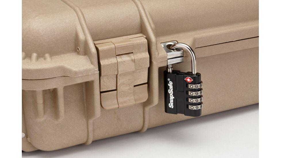 Snapsafe, A Hornady Company TSA Padlock, 2 Pack, Black, NSN N, 76020