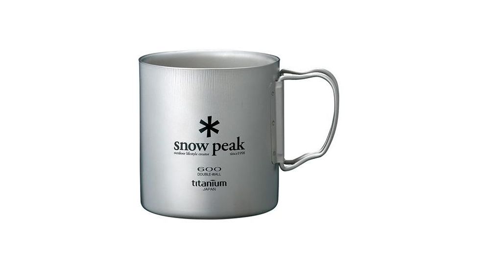 Snow Peak Titanium Double Wall Mug, 600ml, MG-054R