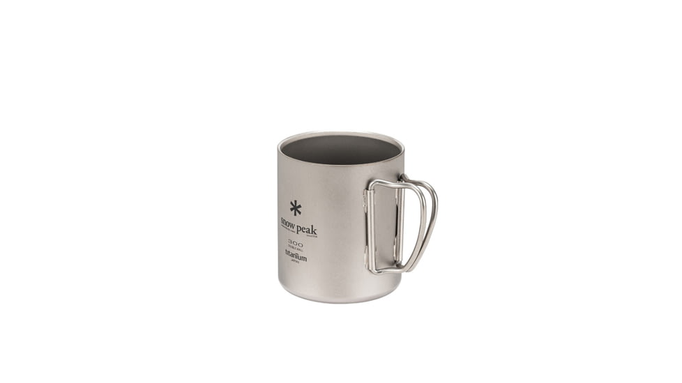 Snow Peak Titanium Double Wall Mug, Titanium, 300 ml, MG-152