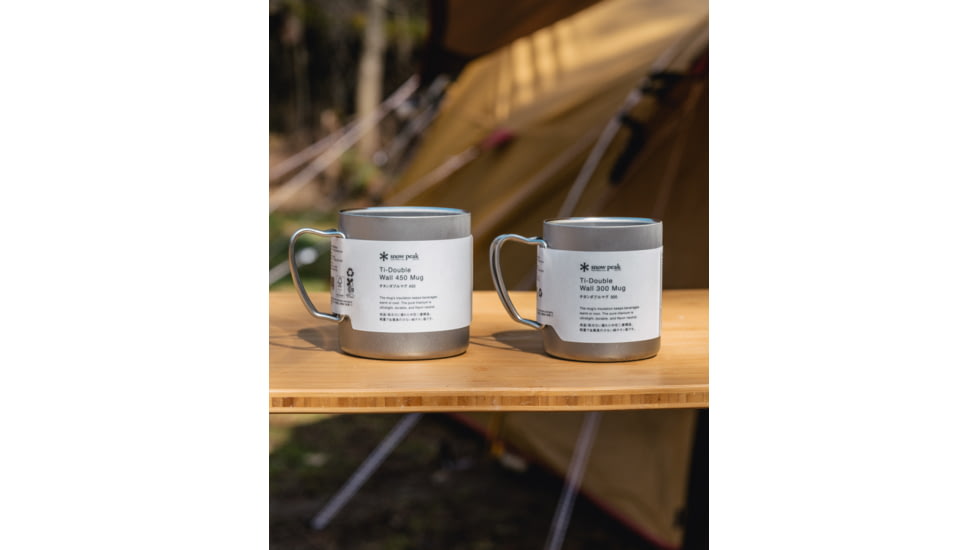 Snow Peak Titanium Double Wall Mug, 450ml, MG-153