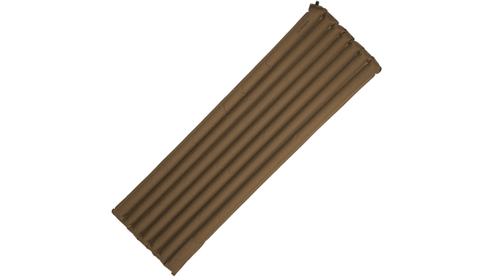 SnugPak Basecamp Air Mat w/Foot Pump, Coyote Brown, Basecamp Ops Air Mat, 91900-CT