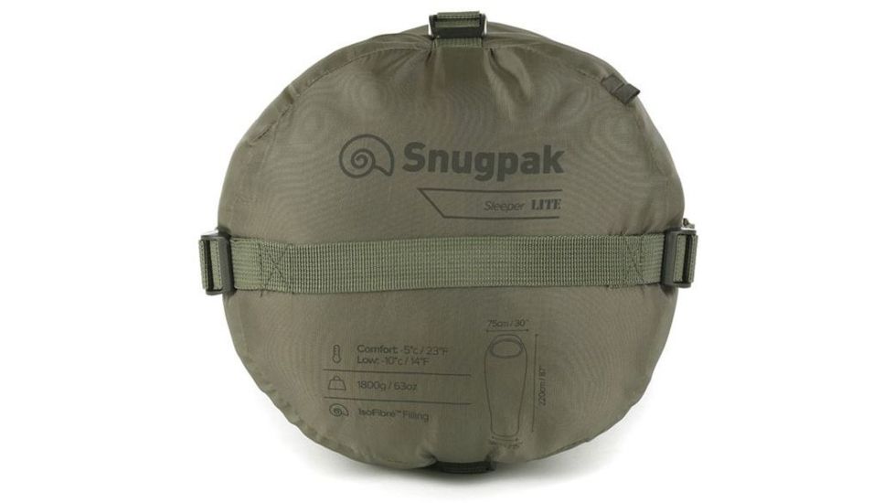 SnugPak Basecamp Ops Sleeper Lite Sleeping Bag, Olive SP98500