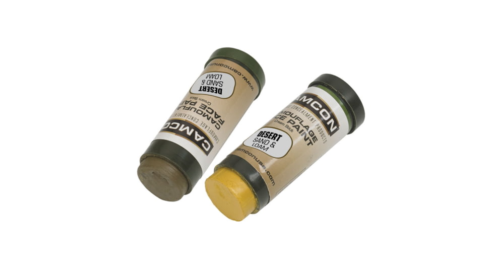 SnugPak Camcon Camouflage Face Paint, Desert Sand &amp; Loam, 61302