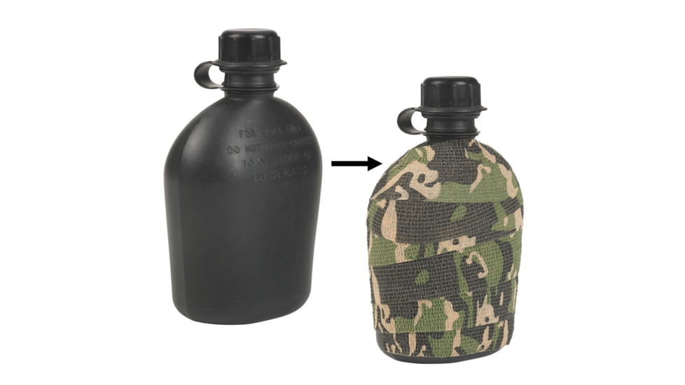 SnugPak Camcon Self-Clinging Camo Wrap, Olive/Camo, 61390