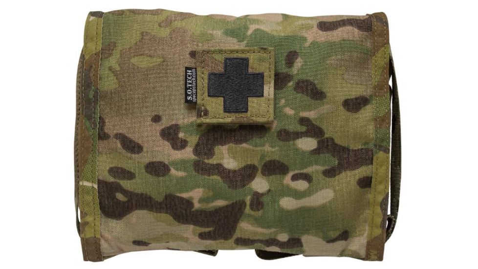 S.O.Tech Viper Flat Individual First Aid Kit, A1, Mulit Cam VFIFAK-A1-MC