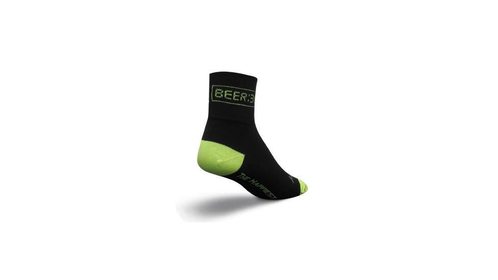 Sockguy Beer30 Classic Blk/grn L/xl BEER30 L/XL