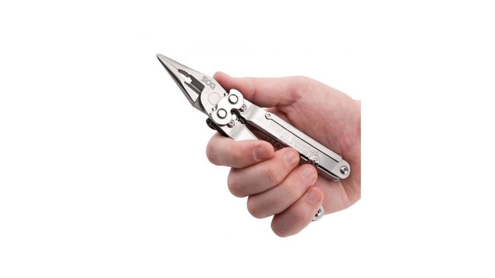 SOG EOD PowerLock, Satin, Nylon Sheath SOGS60-1S