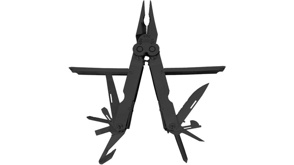 SOG Knives PowerLock EOD 2.0 Multi-Tool, Black Oxide, Nylon Sheath B69-N 