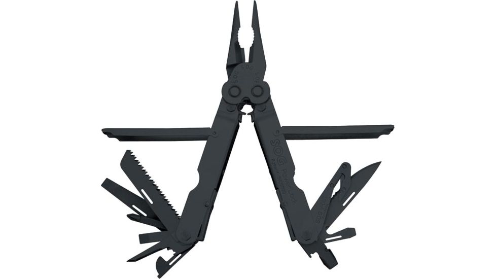 SOG PowerLock All Purpose Multi-Tool - Black w/ V-Cutter  
