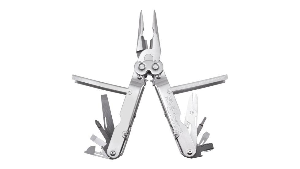 SOG Specialty Knives &amp; Tools Powerlock Traveler Tool, Hardness Rc. 51-53, S61TR