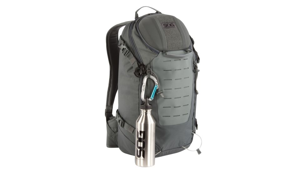 SOG Specialty Knives &amp; Tools Scout 25 Liter Backpack, Grey, CP1004G