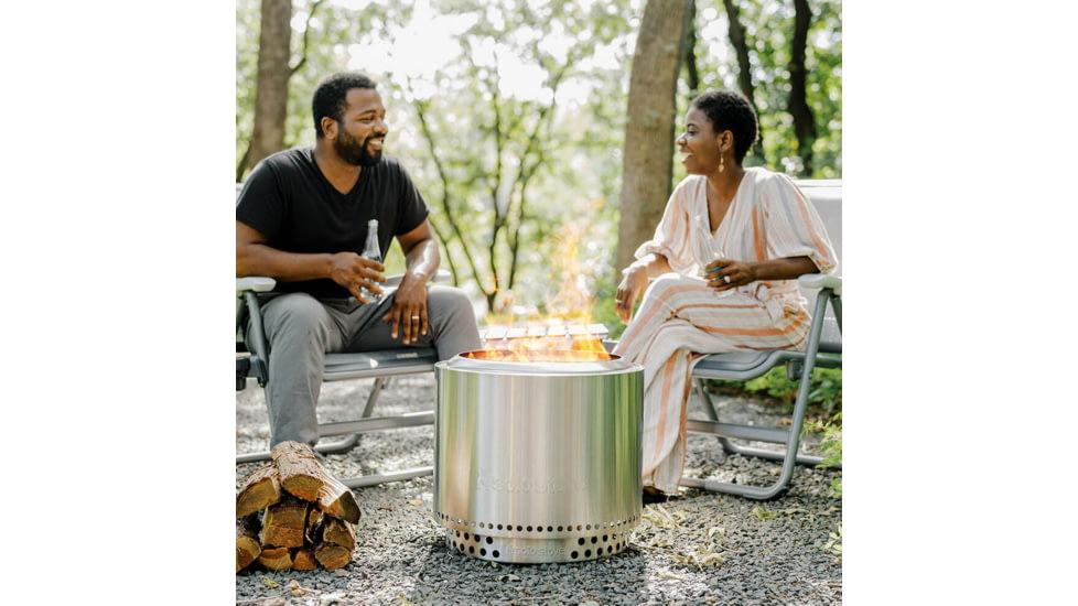 Solo Stove Bonfire and Stand, Stainless Steel, Medium, ssbon-sd