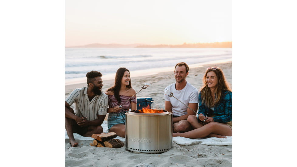 Solo Stove Bonfire and Stand, Stainless Steel, Medium, ssbon-sd