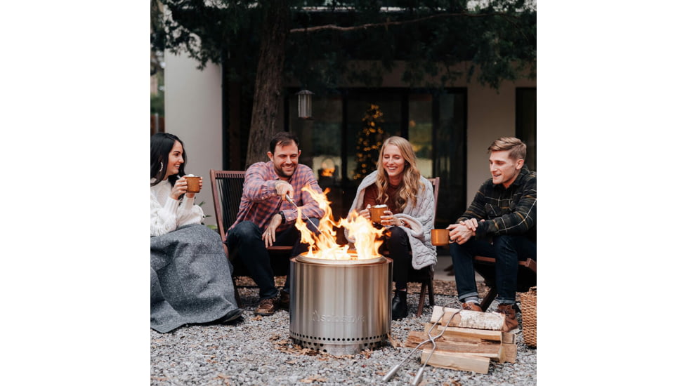 Solo Stove Bonfire and Stand, Stainless Steel, Medium, ssbon-sd