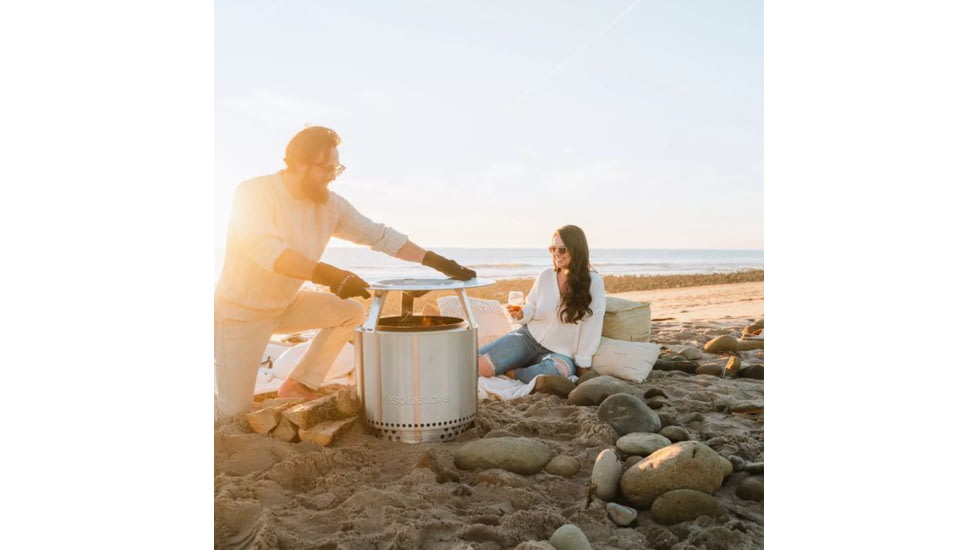 Solo Stove Bonfire Heat Deflector, Stainless Steel, Medium, SSBON-DEFLECTOR