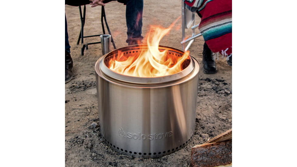 Solo Stove Bonfire Key Bundle, Stainless Steel, Medium, sbon-sd+ shelter