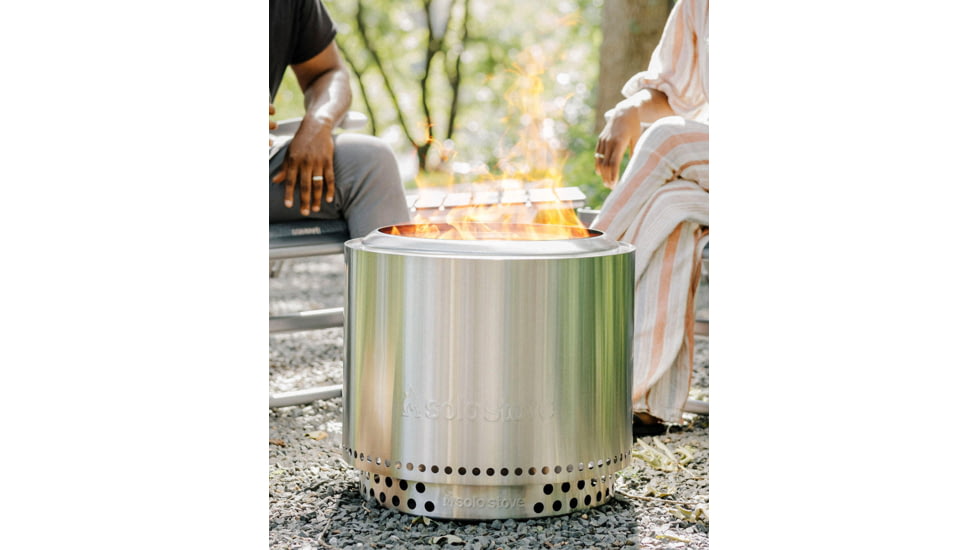 Solo Stove Bonfire Key Bundle, Stainless Steel, Medium, sbon-sd+ shelter