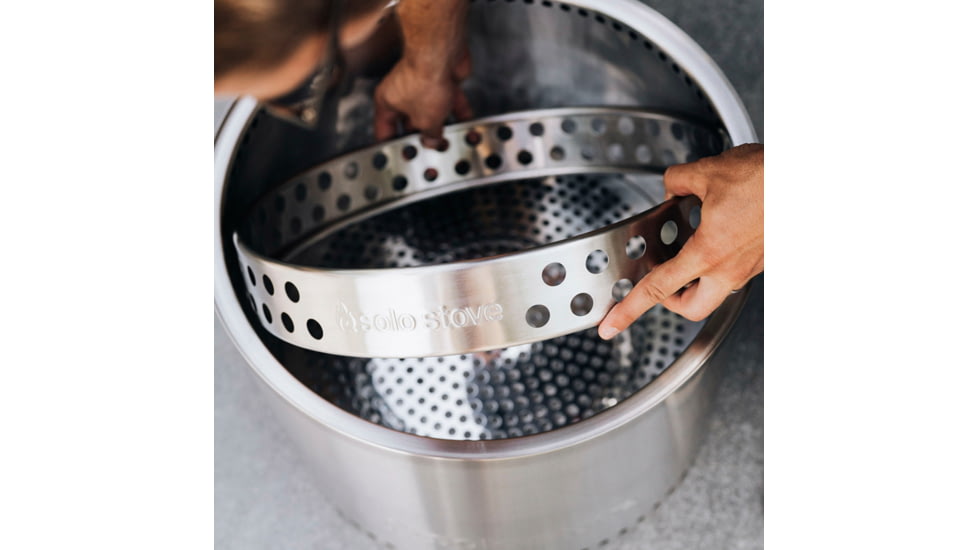 Solo Stove Bonfire Key Bundle, Stainless Steel, Medium, sbon-sd+ shelter