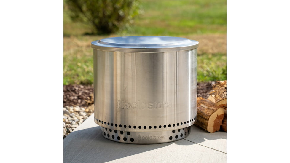 Solo Stove Bonfire Lid, Stainless Steel, Medium, ssbon-lid