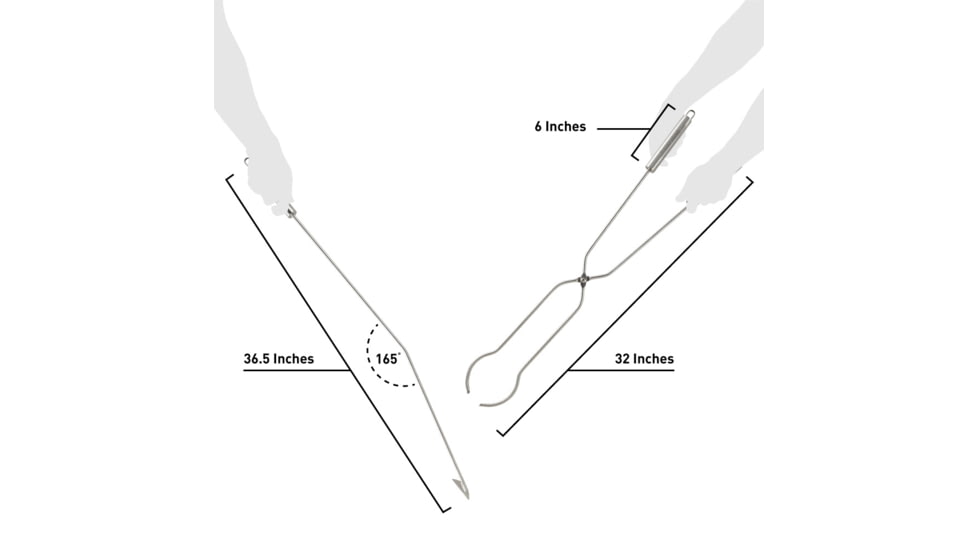 Solo Stove Fire Pit Tools, Stainless Steel, Medium, FP-Tools