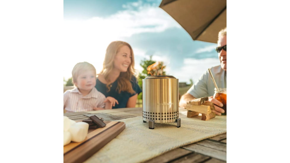 Solo Stove Mesa Tabletop Fire Pit, Stainless Steel, SSMESA-FG-SS