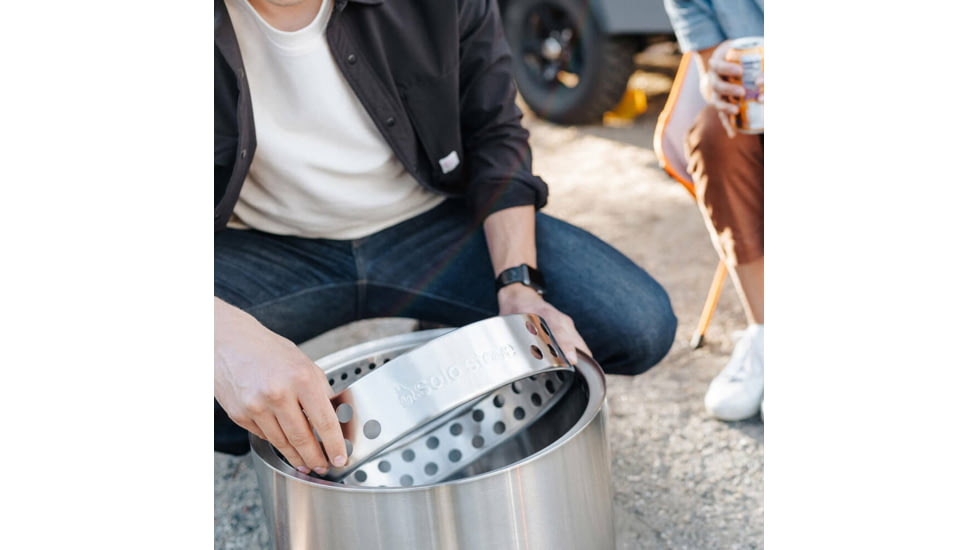 Solo Stove Ranger and Stand, Stainless Steel, Small, ssran-sd