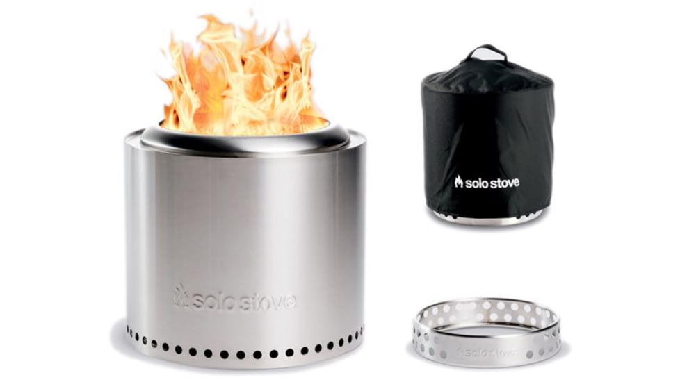 Solo Stove Ranger, Shelter And Stand, Stainless Steel, SSRAN-SD-2.0+SHELTER