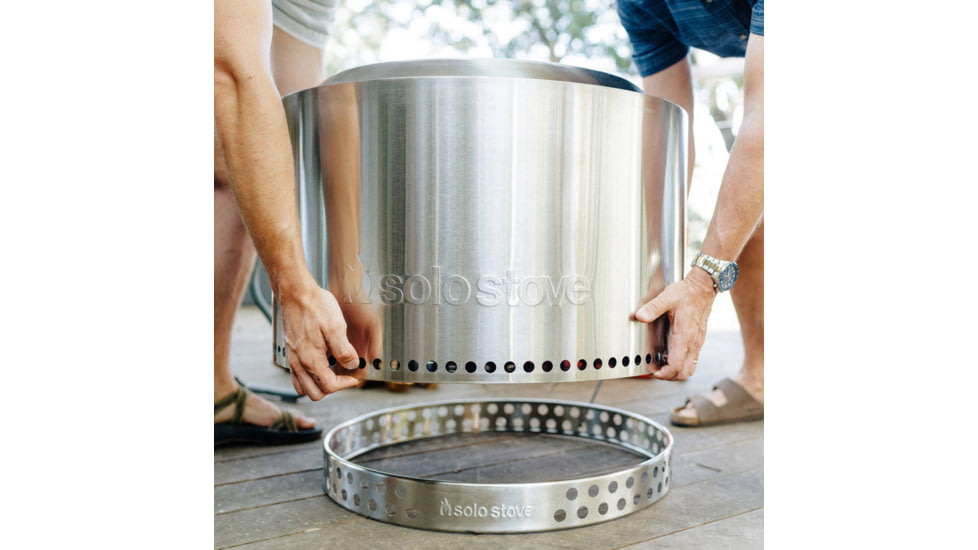 Solo Stove Yukon and Stand, Stainless Steel, Large, ssyuk-sd-27