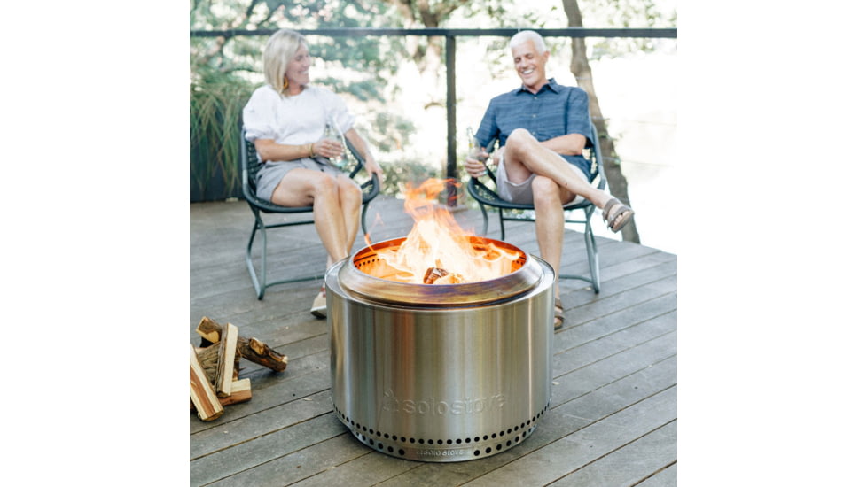 Solo Stove Yukon and Stand, Stainless Steel, Large, ssyuk-sd-27