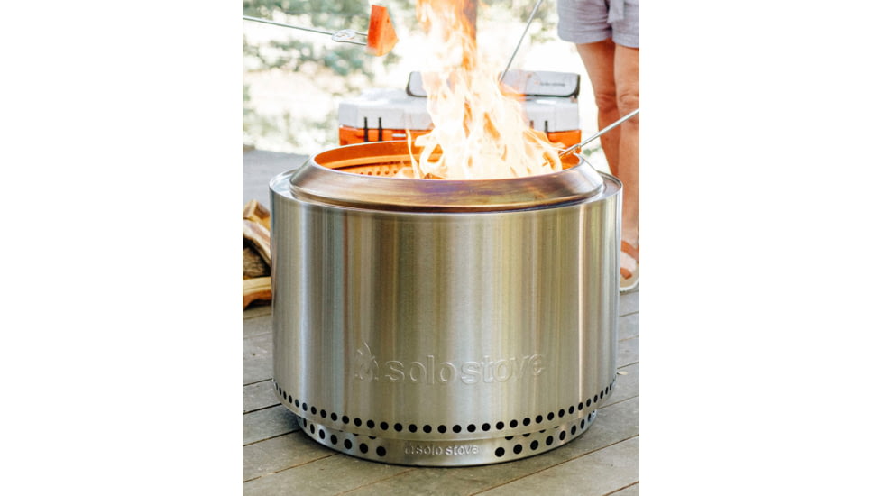 Solo Stove Yukon Key Bundle, Stainless Steel, Large, ssyuk-sd+shelter