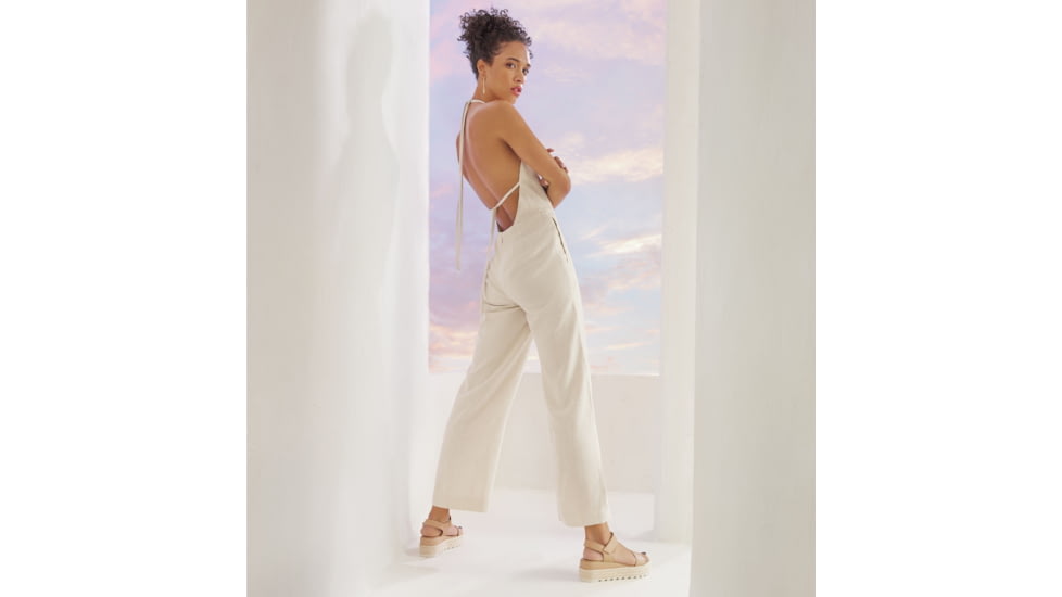 Sorel Cameron Flatform Leather Sandals - Womens, Honest Beige, 10 US, 1943611-246-10