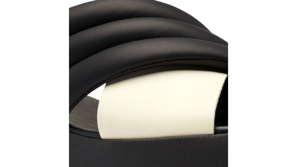 Sorel Cameron Flatform Puff Mule Sandals - Womens, Black/Sea Salt, 7 US, 2030451-010-7