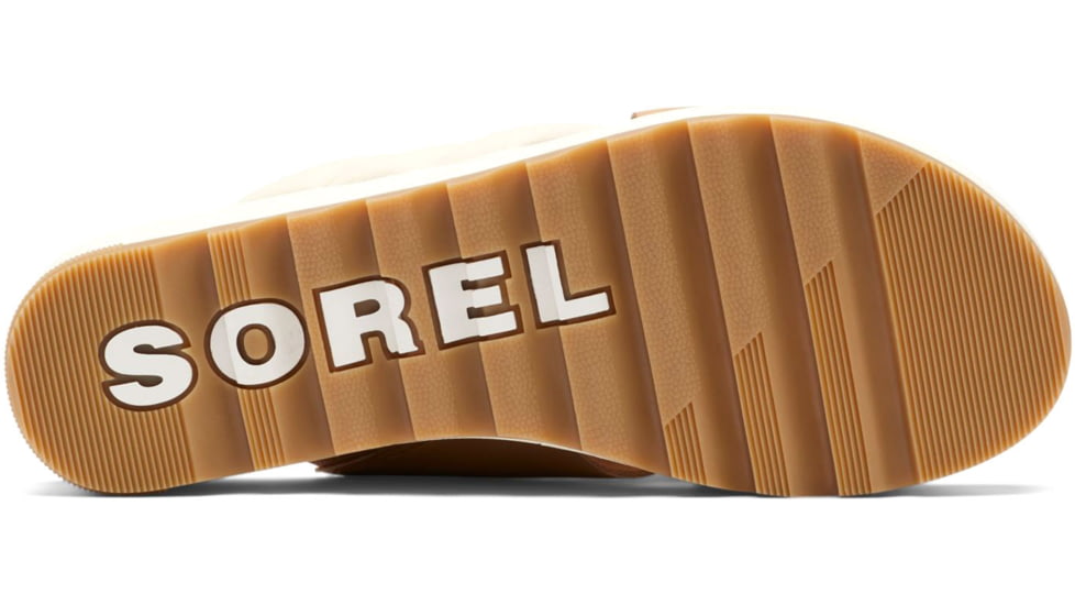 Sorel Cameron Flatform Puff Mule Sandals - Womens, Chalk/Honest Beige, 8.5 US, 2030451-191-8.5