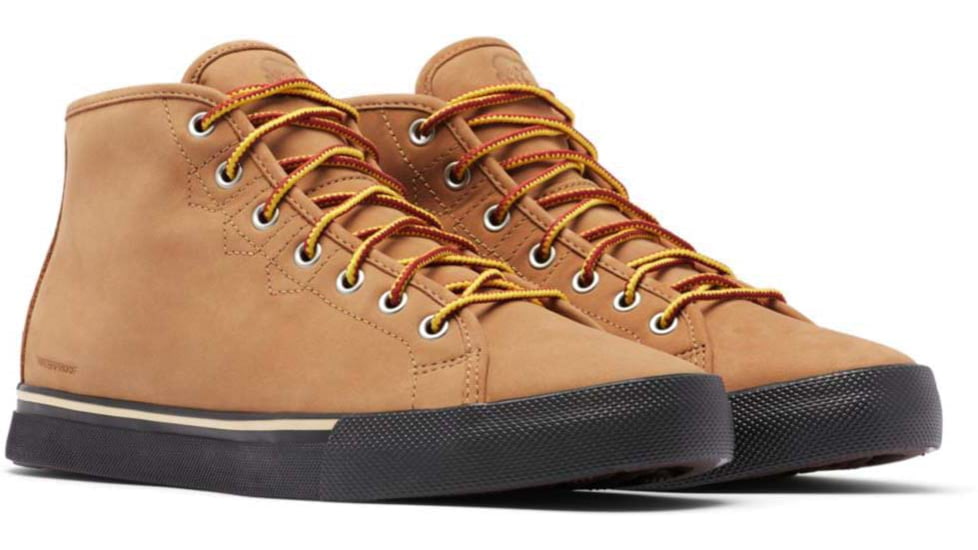 Sorel Caribou Sneaker Chukka Nubuck WP - Mens, Medium, Buff/Black, 10.5, 1943621-Buff/Black-10.5