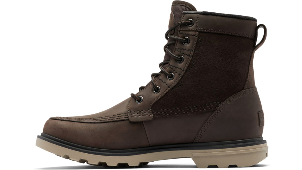 Sorel Carson Storm Waterproof Boot - Mens, Blackened Brown, Khaki II, 9.5, 2028241-205-9.5