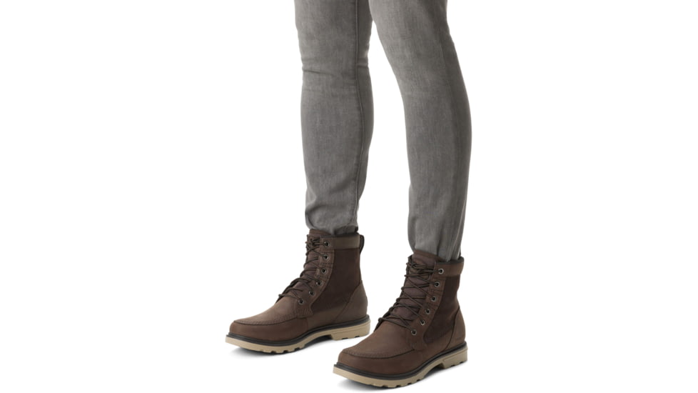 Sorel Carson Storm Waterproof Boot - Mens, Blackened Brown, Khaki II, 9.5, 2028241-205-9.5