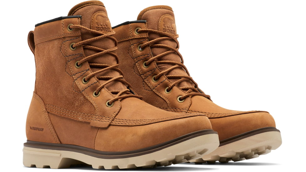 Sorel Carson Storm Waterproof Boot - Mens, Camel Brown, Oatmeal, 9, 2028241-224-9
