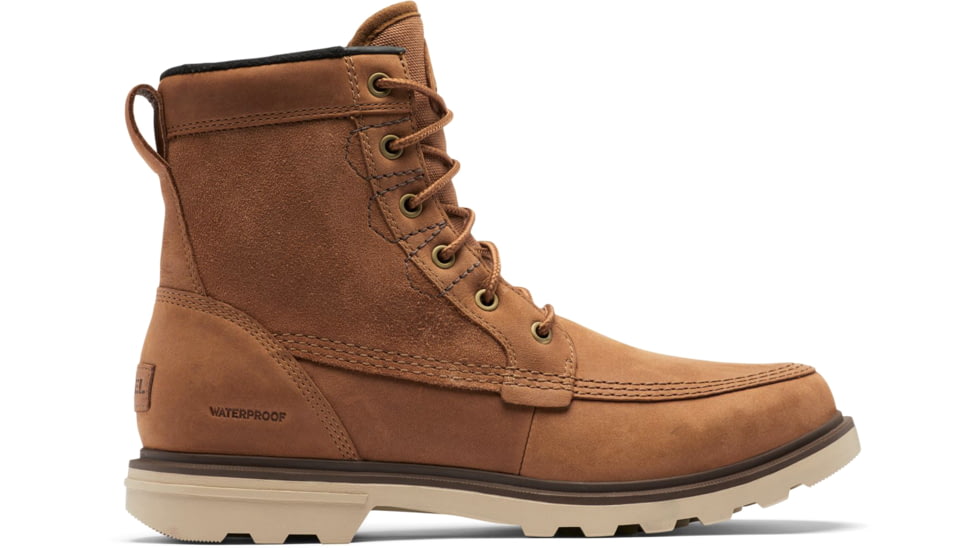 USED Sorel Carson Storm Waterproof Boot - Mens, Camel Brown, Oatmeal, 9.5, 2028241-224-9.5, EDEMO1