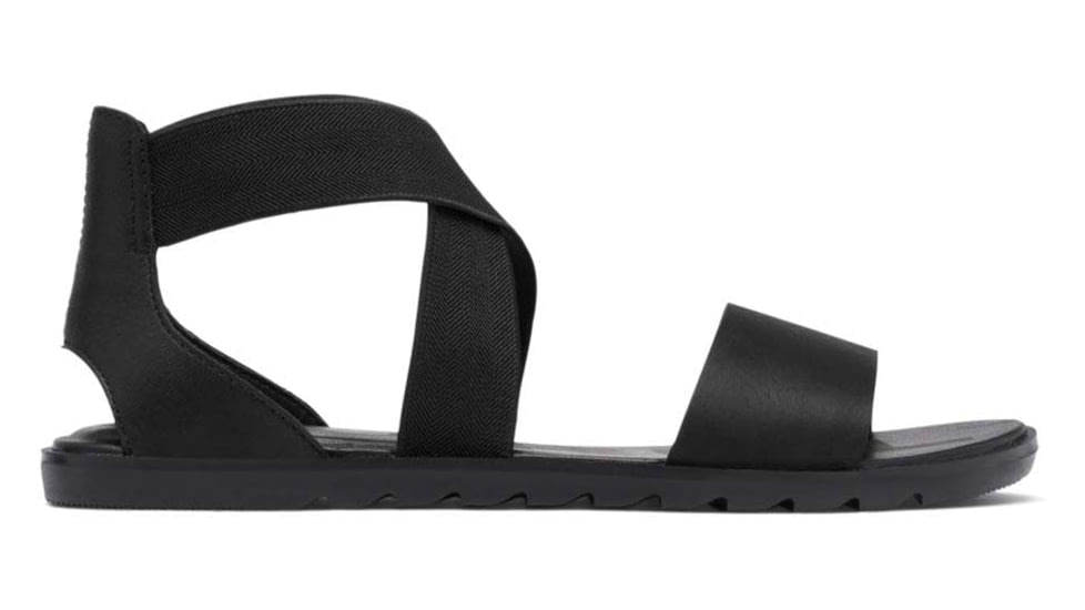 Sorel Ella II Sandal - Womens, Medium, Black, 10, 1936651-Black-10