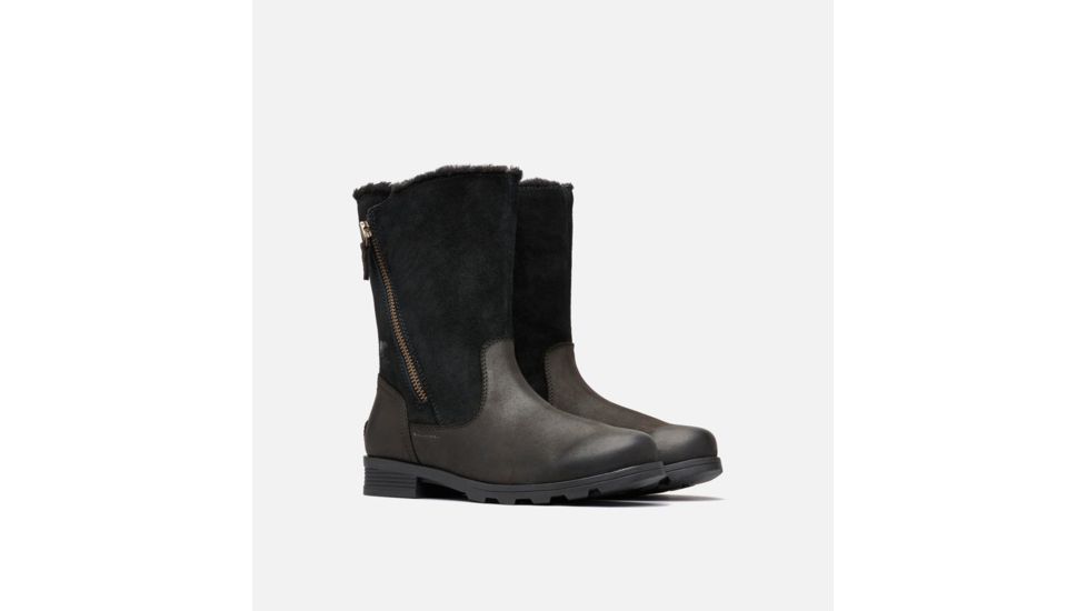 Sorel Emelie Foldover Boot - Womens, OVER-Black, 8, 1809031010-8