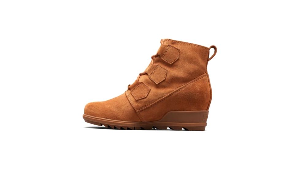 Sorel Evie Lace-Up Boots - Womens, Suede Camel Brown, 10.5, 1870421224-10.5