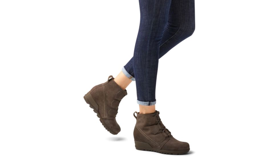 Sorel Evie Lace-Up Boots - Womens, Suede Major, 10.5, 1870421245-10.5